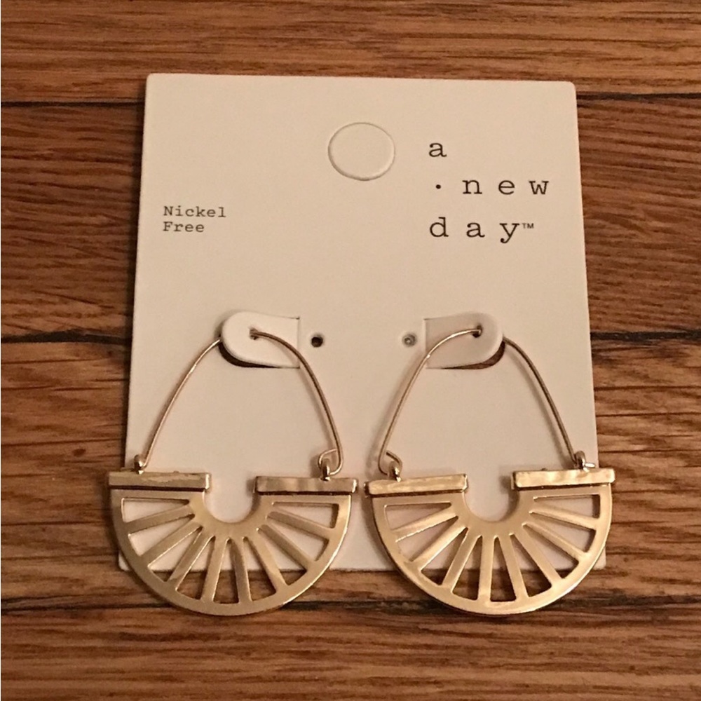 Gold Geo Earrings